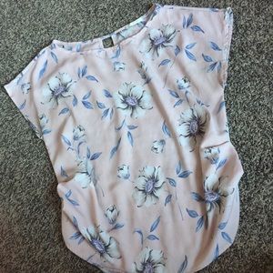 [ Azkara ] Pink floral top